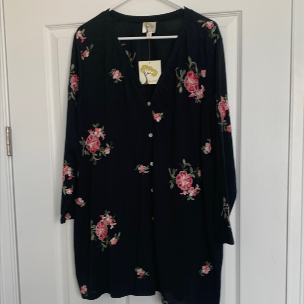 Fig and Flower Cardigan